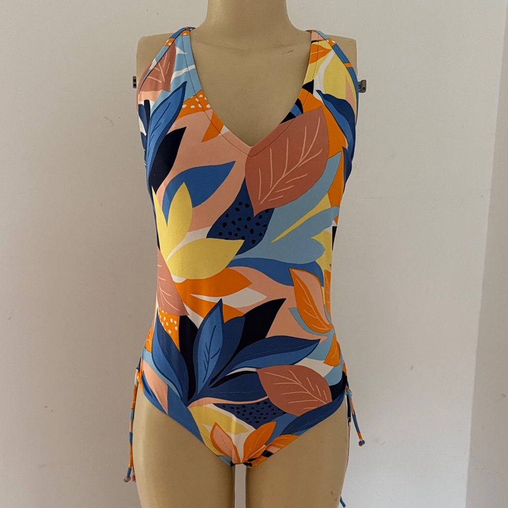 Colorful Floral Women's One Piece Swimsuit